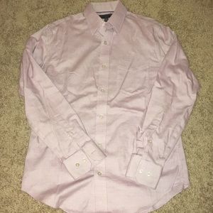 Pink button down shirt Banana republic